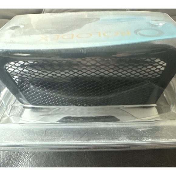 Rolodex Petite Mesh Card File Holder 2.25" x 4" Address Phone 125 Cards Vtg 2006 - Picture 4 of 9